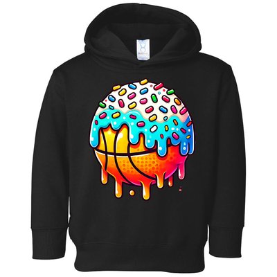 Ice Cream Basketball Drip  Basketball Stuff Toddler Hoodie