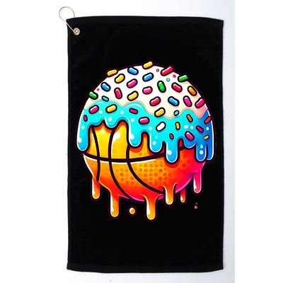 Ice Cream Basketball Drip  Basketball Stuff Golf Towel