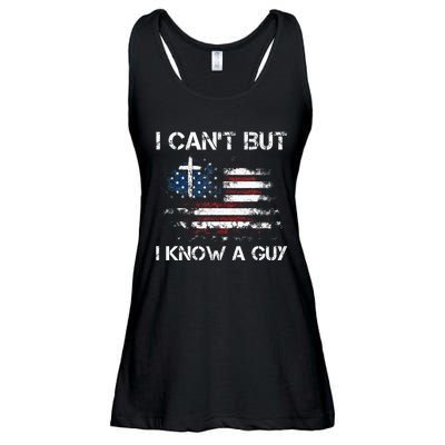 I CanT But I Know A Guy Jesus Cross Christian Believer Ladies Essential Flowy Tank