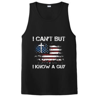 I CanT But I Know A Guy Jesus Cross Christian Believer PosiCharge Competitor Tank