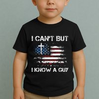 I CanT But I Know A Guy Jesus Cross Christian Believer Toddler T-Shirt