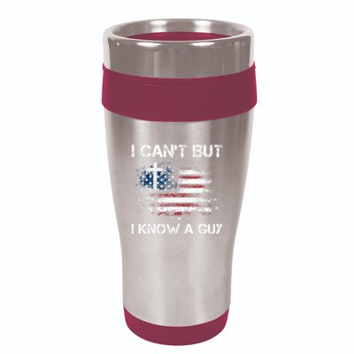 I CanT But I Know A Guy Jesus Cross Christian Believer 16oz Travel Tumbler