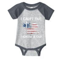 I CanT But I Know A Guy Jesus Cross Christian Believer Infant Baby Jersey Bodysuit