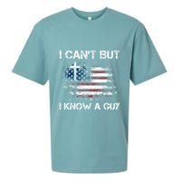 I CanT But I Know A Guy Jesus Cross Christian Believer Sueded Cloud Jersey T-Shirt