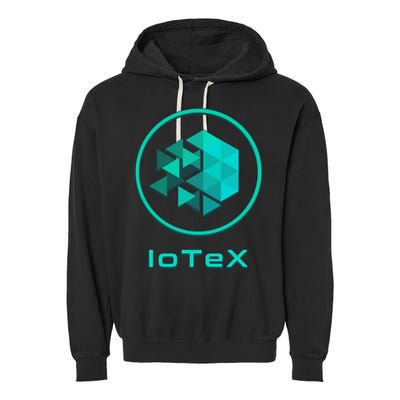 Iotex Crypto Blockchain Hodl Iotx Coin Decentralized Finance Gift Garment-Dyed Fleece Hoodie