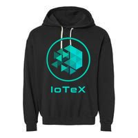 Iotex Crypto Blockchain Hodl Iotx Coin Decentralized Finance Gift Garment-Dyed Fleece Hoodie