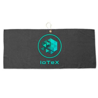 Iotex Crypto Blockchain Hodl Iotx Coin Decentralized Finance Gift Large Microfiber Waffle Golf Towel