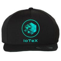 Iotex Crypto Blockchain Hodl Iotx Coin Decentralized Finance Gift Wool Snapback Cap