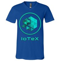 Iotex Crypto Blockchain Hodl Iotx Coin Decentralized Finance Gift V-Neck T-Shirt