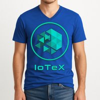 Iotex Crypto Blockchain Hodl Iotx Coin Decentralized Finance Gift V-Neck T-Shirt
