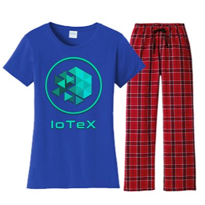 Iotex Crypto Blockchain Hodl Iotx Coin Decentralized Finance Gift Women's Flannel Pajama Set