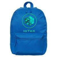 Iotex Crypto Blockchain Hodl Iotx Coin Decentralized Finance Gift 16 in Basic Backpack