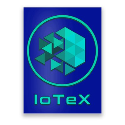 Iotex Crypto Blockchain Hodl Iotx Coin Decentralized Finance Gift Poster