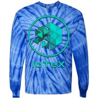 Iotex Crypto Blockchain Hodl Iotx Coin Decentralized Finance Gift Tie-Dye Long Sleeve Shirt