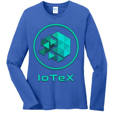 Iotex Crypto Blockchain Hodl Iotx Coin Decentralized Finance Gift Ladies Long Sleeve Shirt