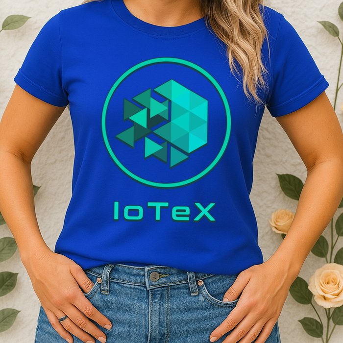 Iotex Crypto Blockchain Hodl Iotx Coin Decentralized Finance Gift Womens T-Shirt