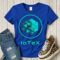 Iotex Crypto Blockchain Hodl Iotx Coin Decentralized Finance Gift Womens T-Shirt