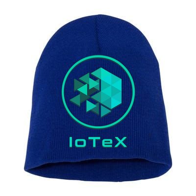 Iotex Crypto Blockchain Hodl Iotx Coin Decentralized Finance Gift Short Acrylic Beanie