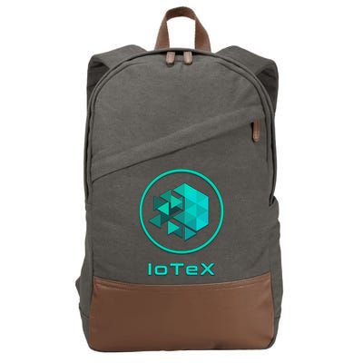Iotex Crypto Blockchain Hodl Iotx Coin Decentralized Finance Gift Cotton Canvas Backpack