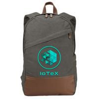 Iotex Crypto Blockchain Hodl Iotx Coin Decentralized Finance Gift Cotton Canvas Backpack