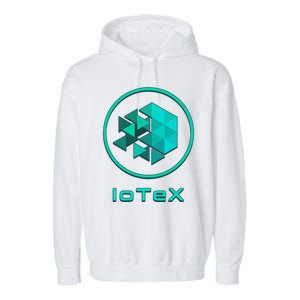 Iotex Crypto Blockchain Hodl Iotx Coin Decentralized Finance Gift Garment-Dyed Fleece Hoodie