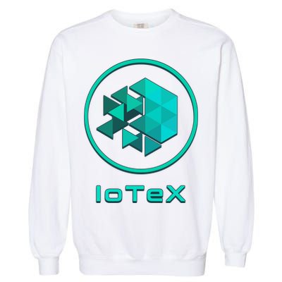 Iotex Crypto Blockchain Hodl Iotx Coin Decentralized Finance Gift Garment-Dyed Sweatshirt