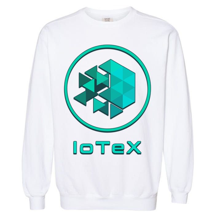 Iotex Crypto Blockchain Hodl Iotx Coin Decentralized Finance Gift Garment-Dyed Sweatshirt