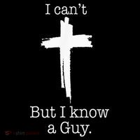 I CanT But I Know A Guy Jesus Cross Funny Christian Bag