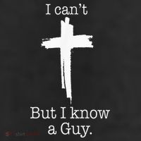I CanT But I Know A Guy Jesus Cross Funny Christian 25L Jumbo Tote