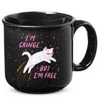 IM Cringe But IM Free Funny 15oz Campfire Ceramic Mug