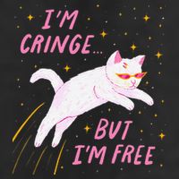 IM Cringe But IM Free Funny Microfiber Hand Towel