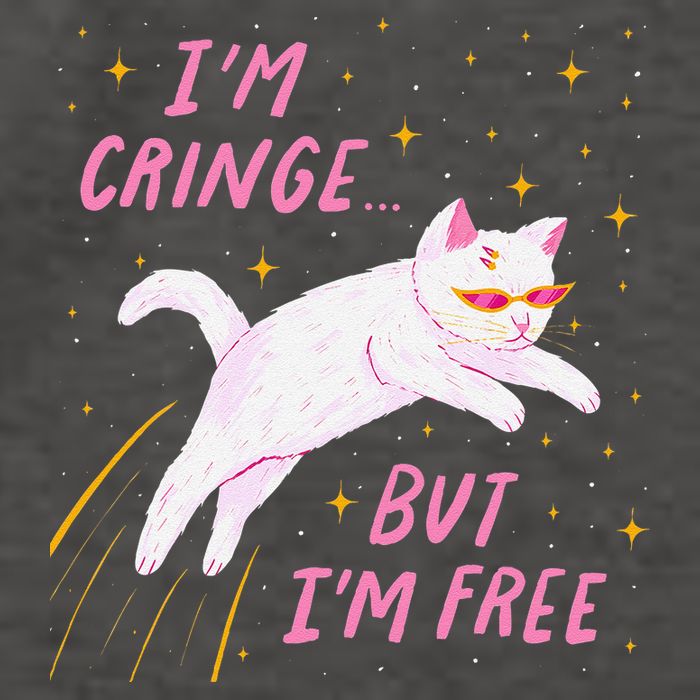 IM Cringe But IM Free Funny Vector Backpack