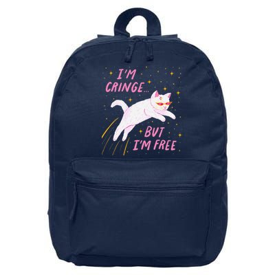 IM Cringe But IM Free Funny 16 in Basic Backpack