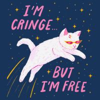 IM Cringe But IM Free Funny 16 in Basic Backpack