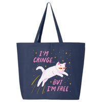 IM Cringe But IM Free Funny 25L Jumbo Tote