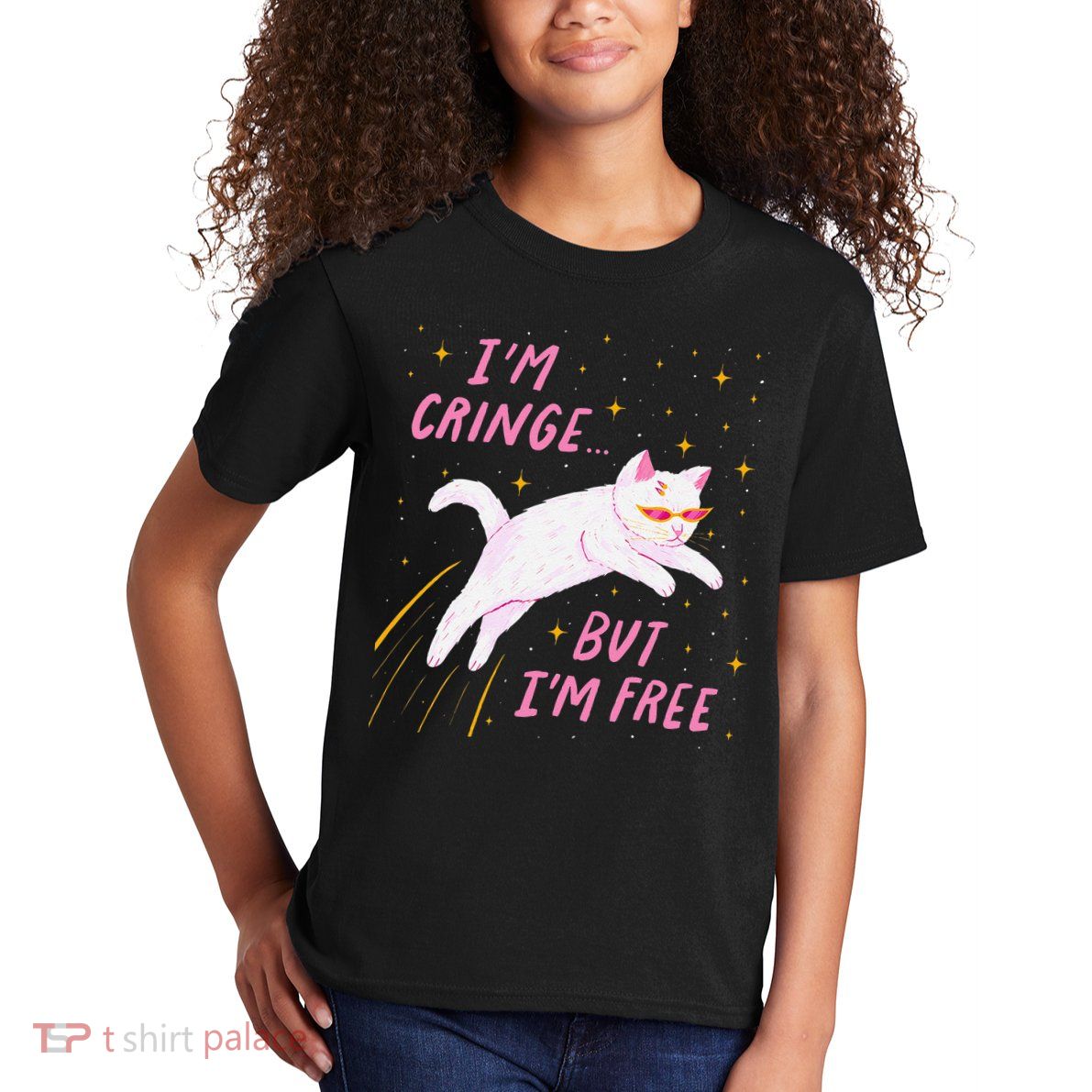 IM Cringe But IM Free Funny Kids T-Shirt