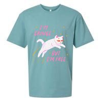 IM Cringe But IM Free Funny Sueded Cloud Jersey T-Shirt