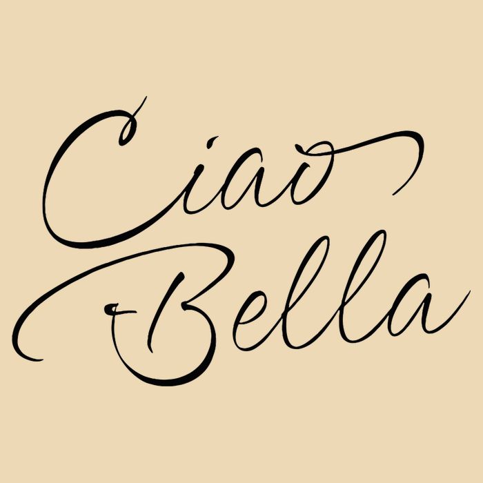 Italian Ciao Bella Zip Tote Bag