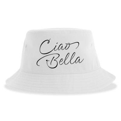 Italian Ciao Bella Sustainable Bucket Hat