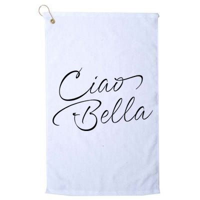 Italian Ciao Bella Golf Towel
