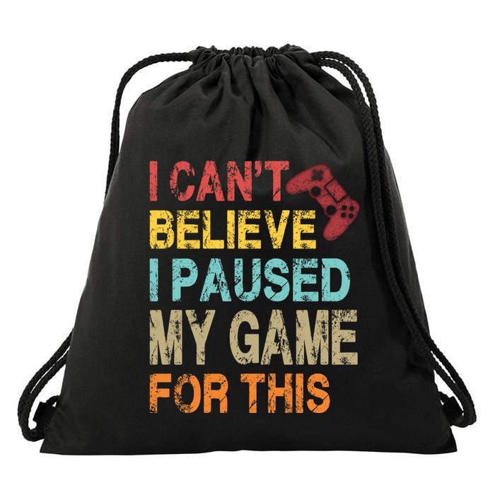 I Can't Believe I Paused My Game For This Drawstring Bag
