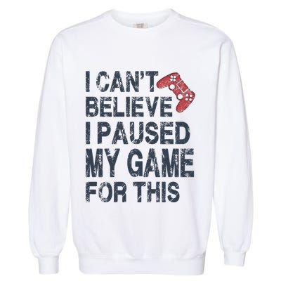 I Can't Believe I Paused My Game For This Garment-Dyed Sweatshirt