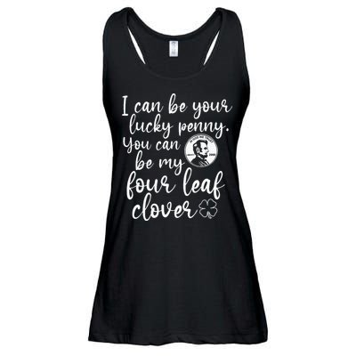I Can Be Your Lucky Penny You Can Be My Four Leaf Clover Ladies Essential Flowy Tank