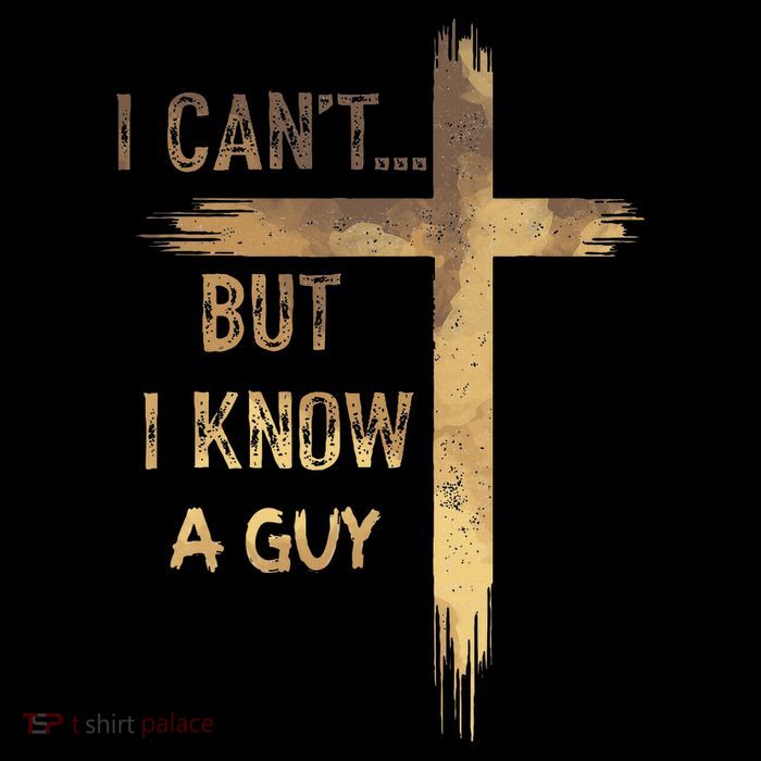 I CanT But I Know A Guy Jesus Cross Funny Christian Bag