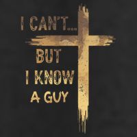 I CanT But I Know A Guy Jesus Cross Funny Christian Golf Towel