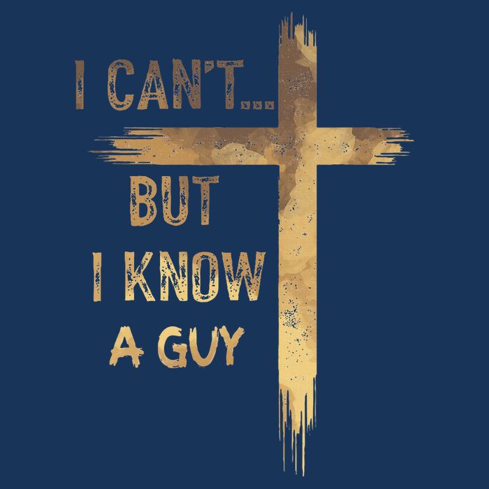 I CanT But I Know A Guy Jesus Cross Funny Christian Infant Baby Jersey Bodysuit
