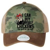 I Can Buy Myself Chickens My Own Eggs Local Eggs Egg Dealer Legacy Tie Dye Trucker Hat