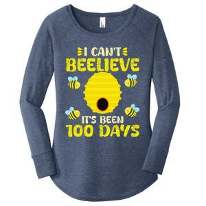 I CanT Believe ItS Been 100 Days Bees 100th Day Of School Women's Perfect Tri Tunic Long Sleeve Shirt