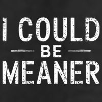I Could Be Meaner Funny Saying Quote For Men Women 11oz C Handle Ceramic Mug