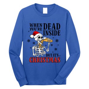 ItS Christmas But IM Dead Inside Gift Long Sleeve Shirt